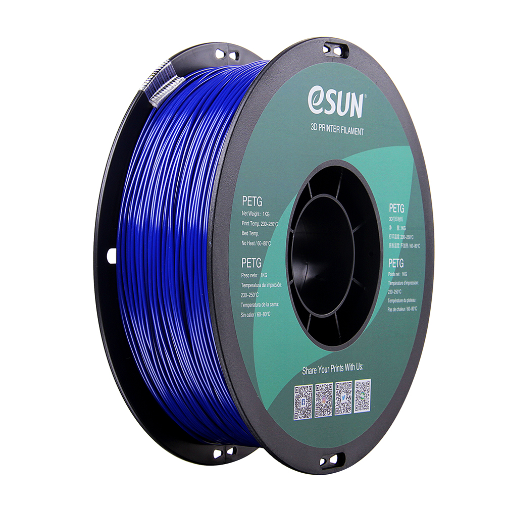 Materials - eSUN Filament PETG - Solid Blue (1.75mm)