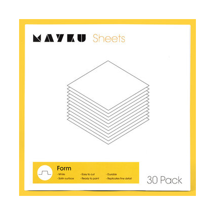 Materials - Mayku Form Sheets 0.5mm - 30 pack